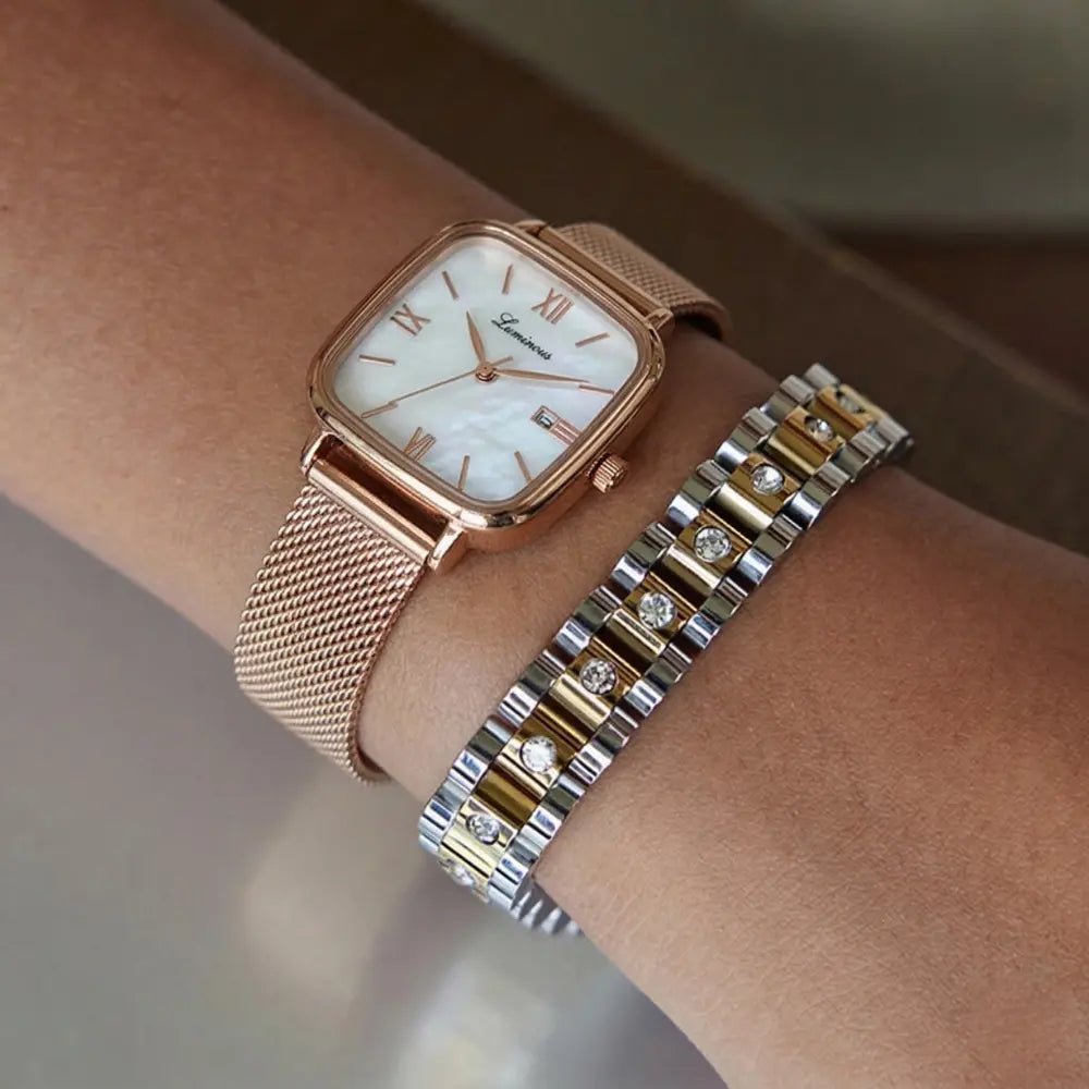 Clay Gold Watchband Bracelet - CLAYCALI