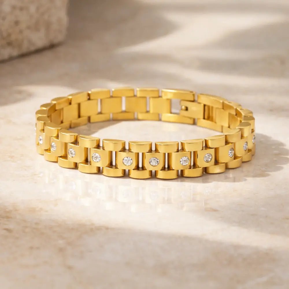 Clay Gold Watchband Bracelet - CLAYCALI