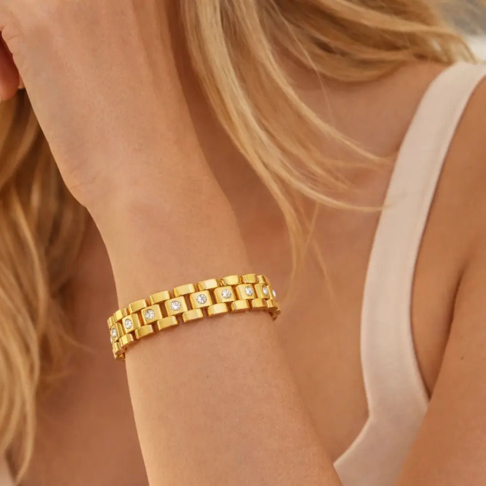 Clay Gold Watchband Bracelet - CLAYCALI