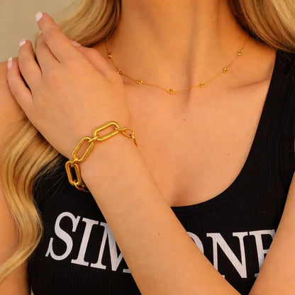 Sora Gold Bracelet - CLAYCALI