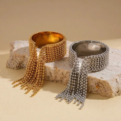 Chloe Gold Tassel Ring - CLAYCALI