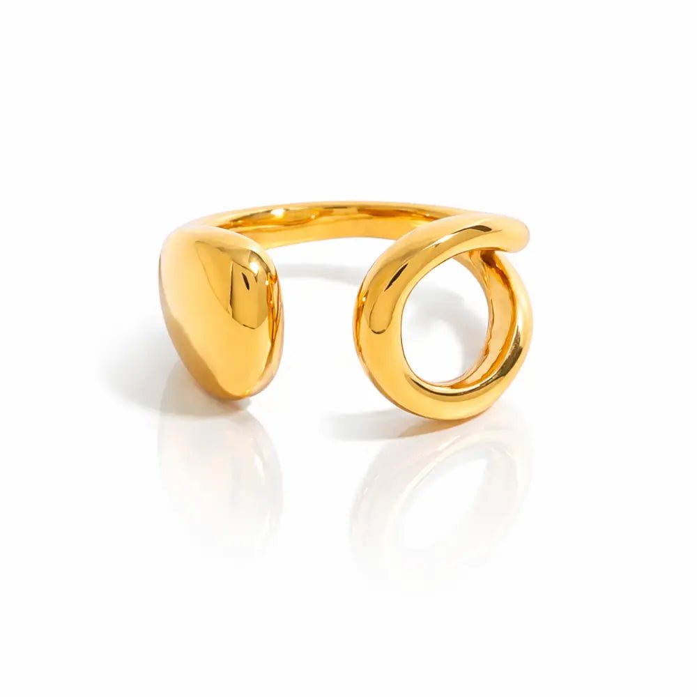 Zoe Gold Ring - CLAYCALI