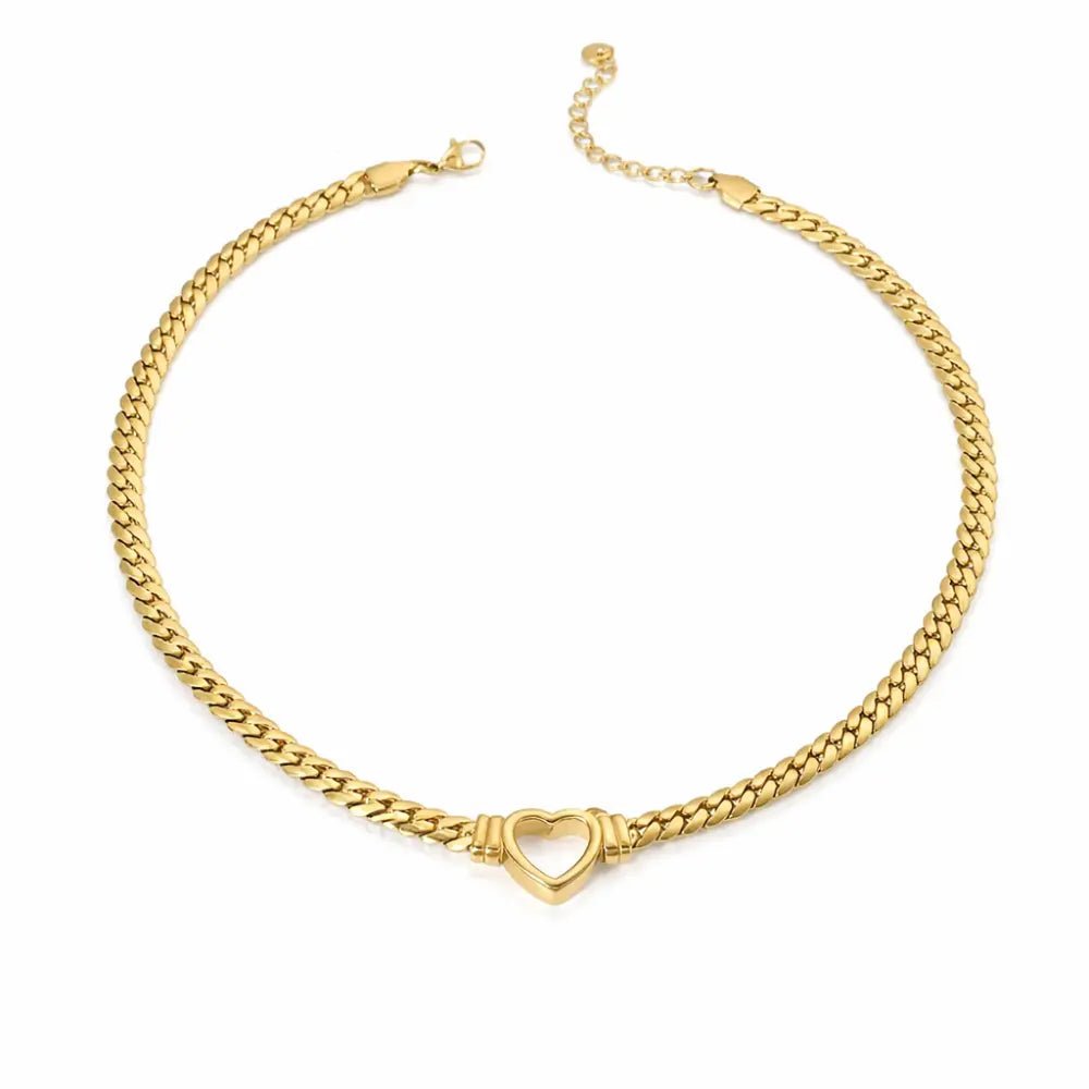 Valerie Heart Choker - CLAYCALI
