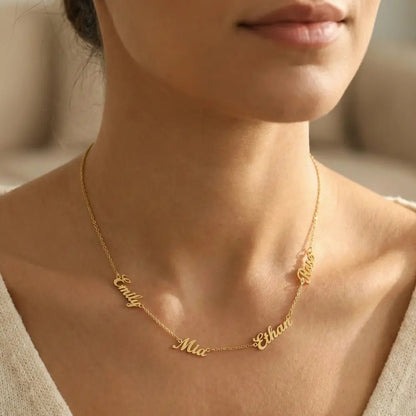 Multiple Name Necklace - CLAYCALI