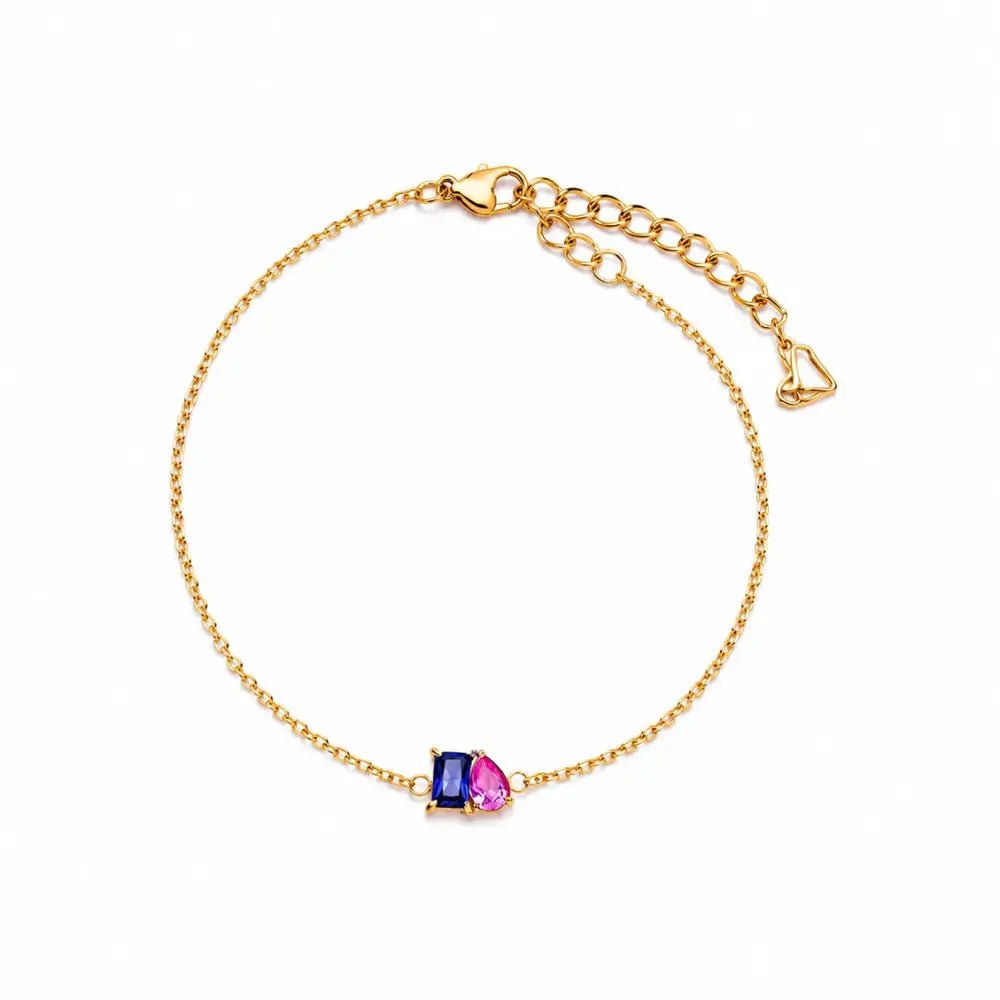 Everly Forever Duo Birthstone Bracelet - CLAYCALI