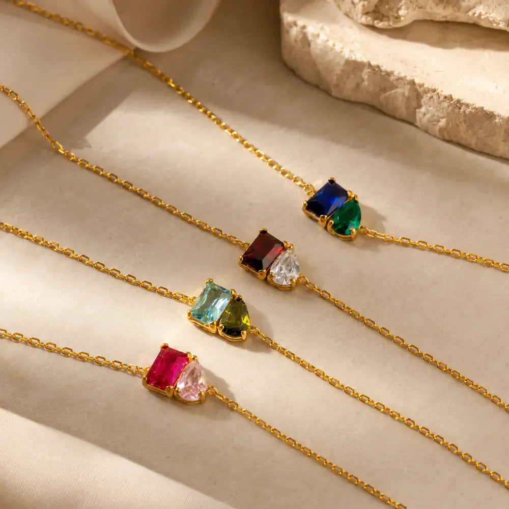 Everly Forever Duo Birthstone Bracelet