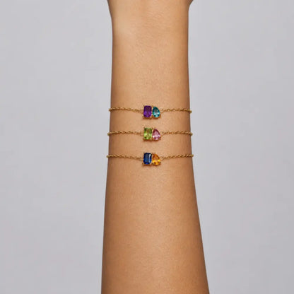 Everly Forever Duo Birthstone Bracelet