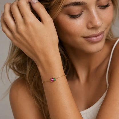 Everly Forever Duo Birthstone Bracelet
