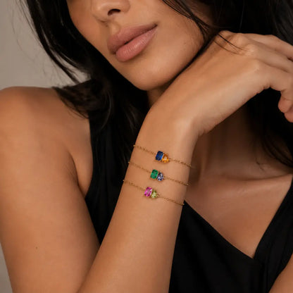Everly Forever Duo Birthstone Bracelet