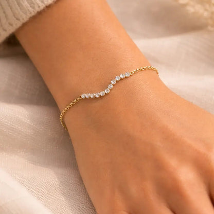 Vivienne Diamond Bracelet - CLAYCALI