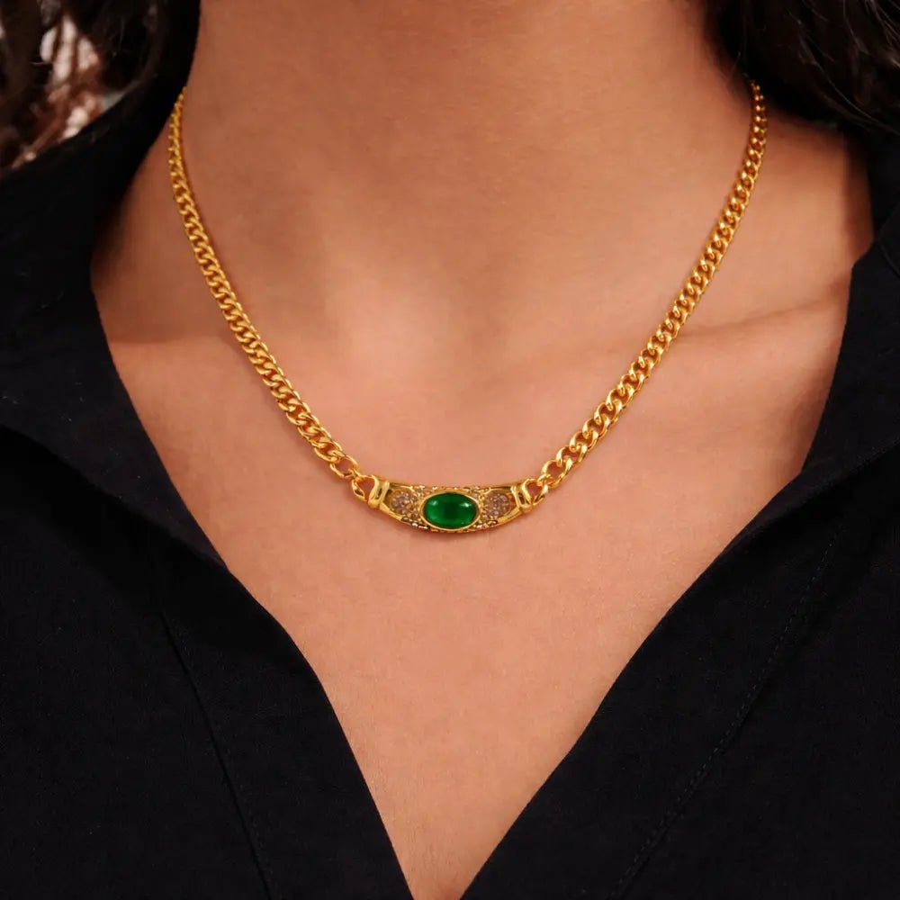 Alessandra Vintage Necklace - CLAYCALI