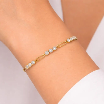 Zoe Diamond Bracelet - CLAYCALI
