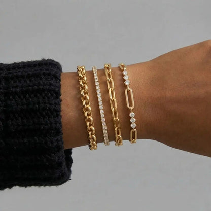 Zoe Diamond Bracelet - CLAYCALI