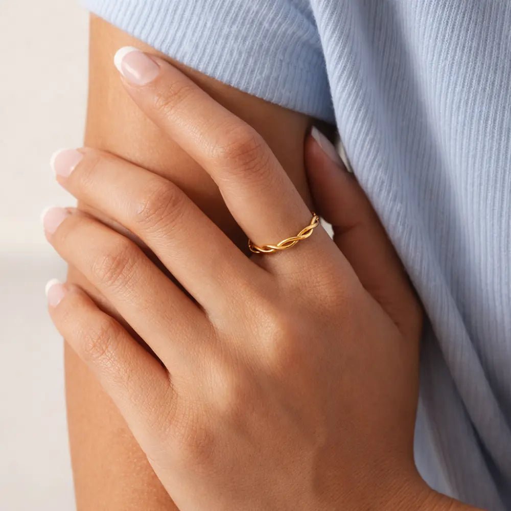 Aveline Gold Ring - CLAYCALI