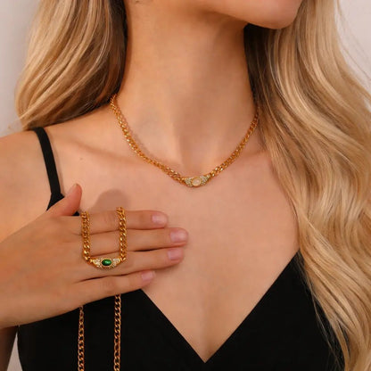 Alessandra Vintage Necklace - CLAYCALI