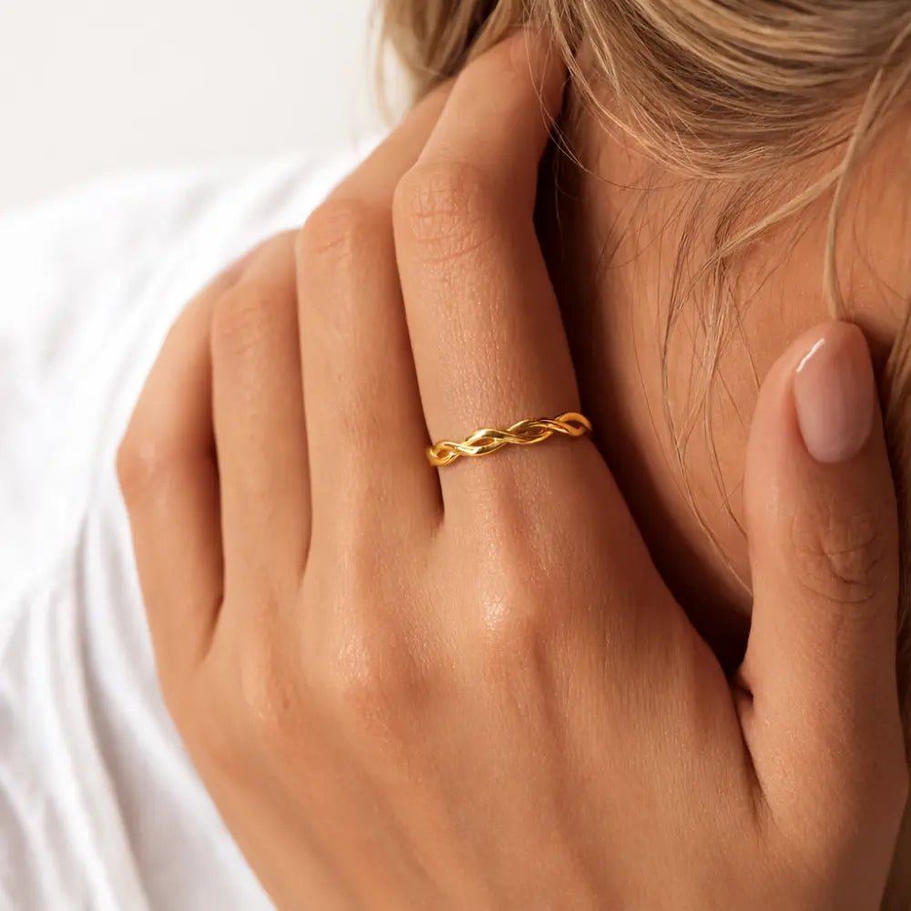 Aveline Gold Ring - CLAYCALI
