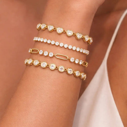 Zoe Diamond Bracelet - CLAYCALI