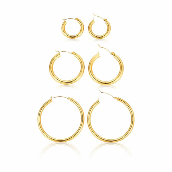 Luna Round Hoops