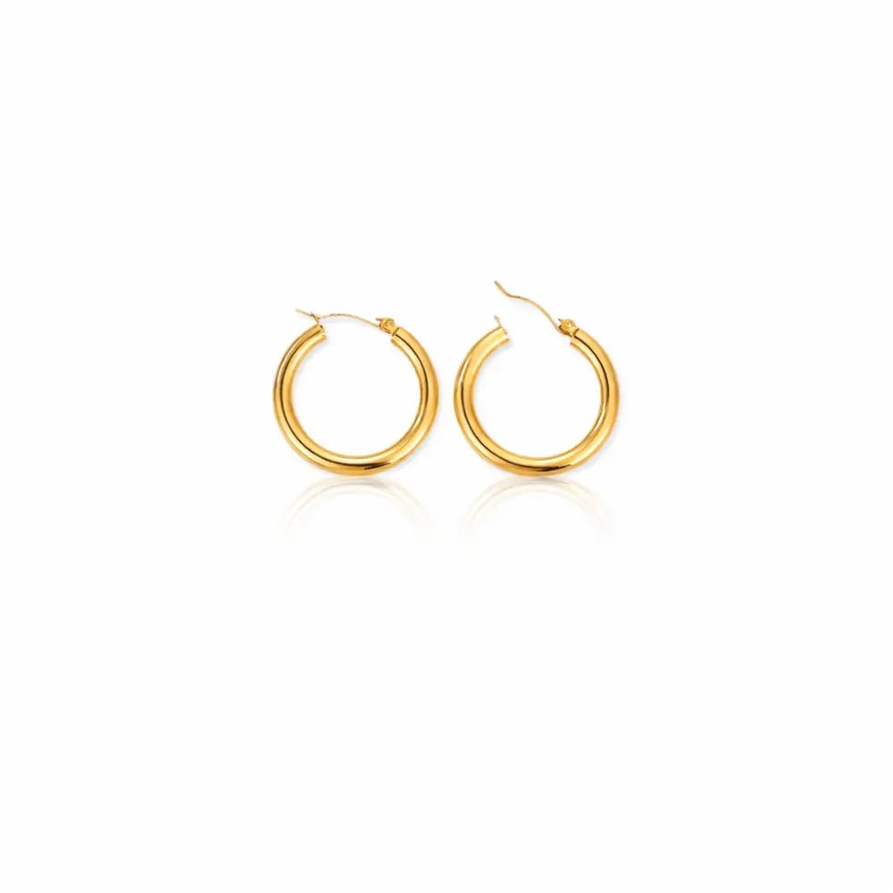 Luna Round Hoops - CLAYCALI