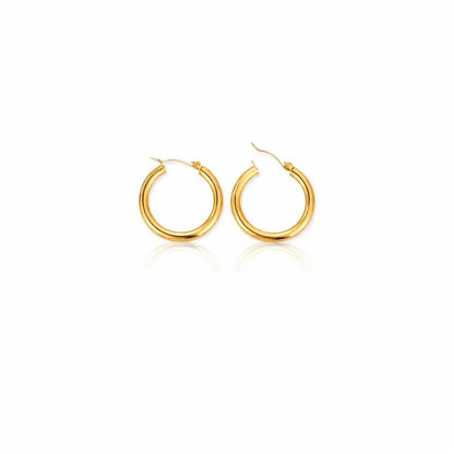 Luna Round Hoops - CLAYCALI