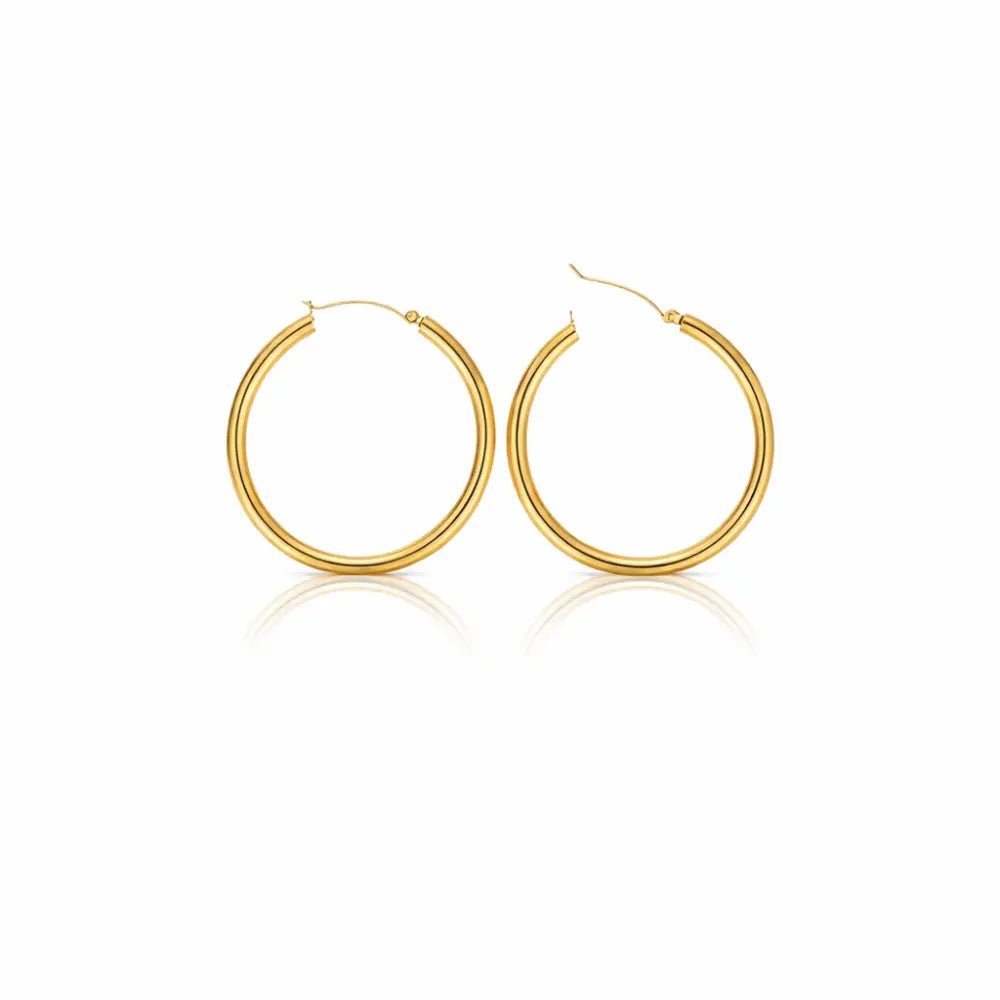 Luna Round Hoops - CLAYCALI
