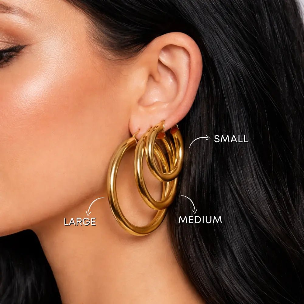 Luna Round Hoops - CLAYCALI