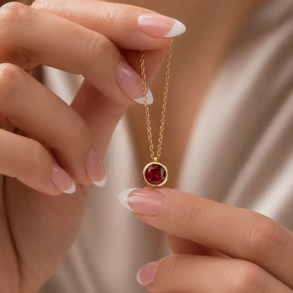 Eliana Birthstone Necklace - CLAYCALI
