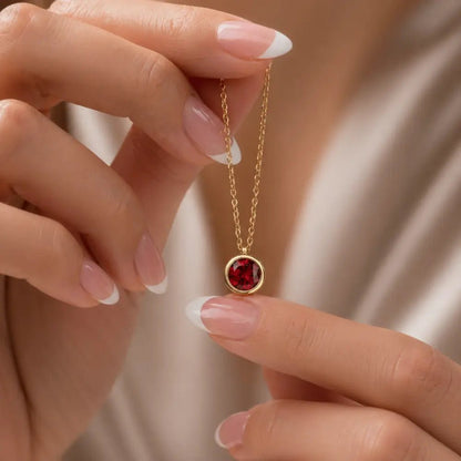 Eliana Birthstone Necklace - CLAYCALI