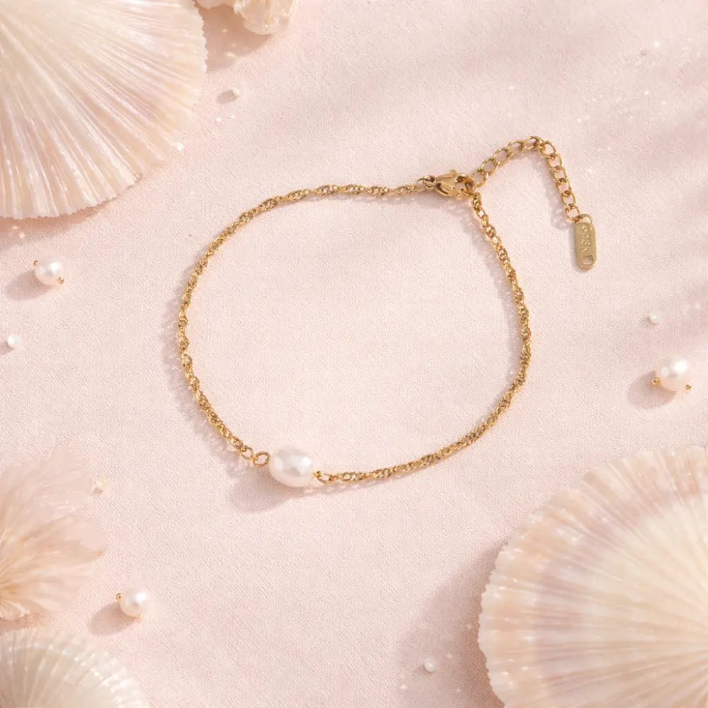 Kelly Freshwater Pearl Bracelet - CLAYCALI