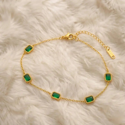 Cleo Emerald Bracelet - CLAYCALI