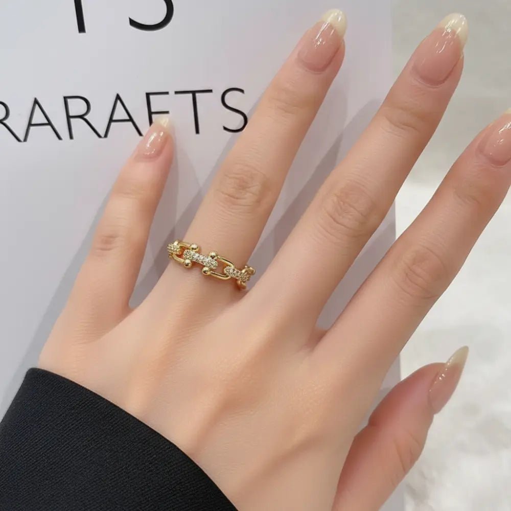 Kylie Gold Ring - CLAYCALI