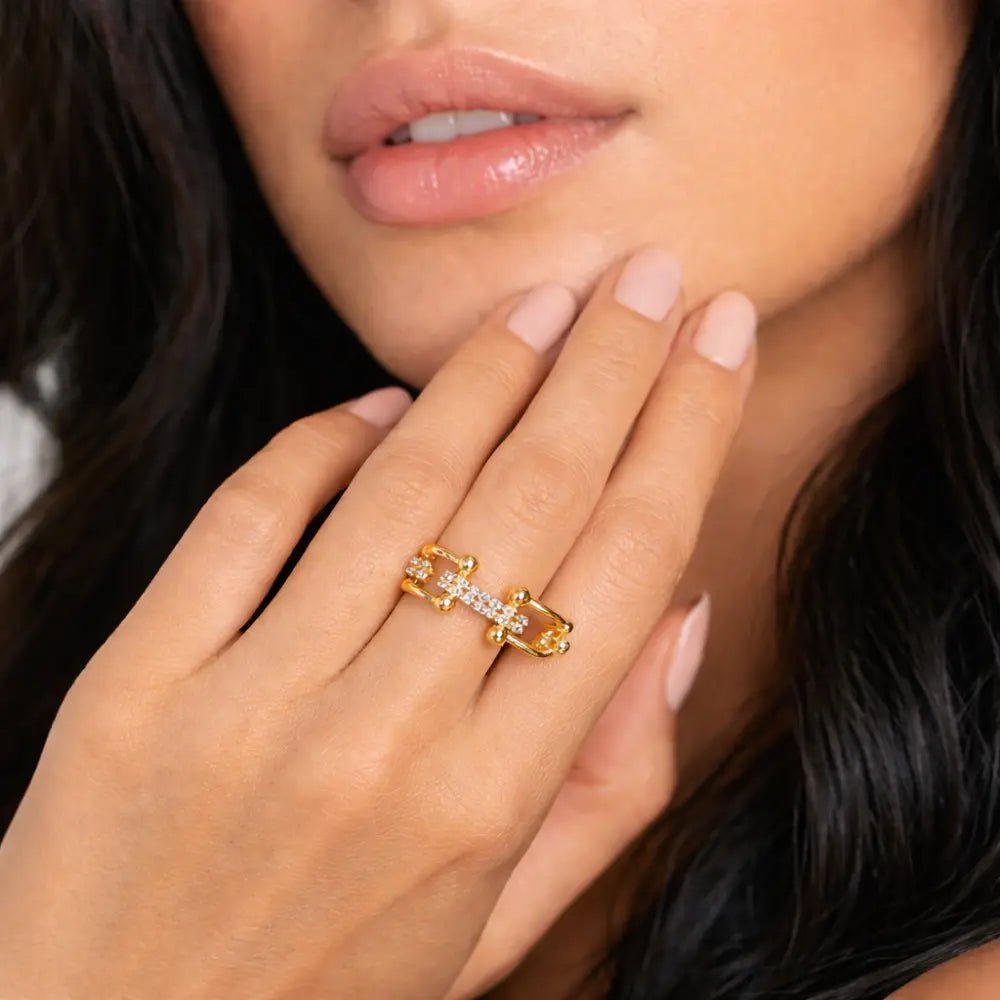 Kylie Gold Ring - CLAYCALI