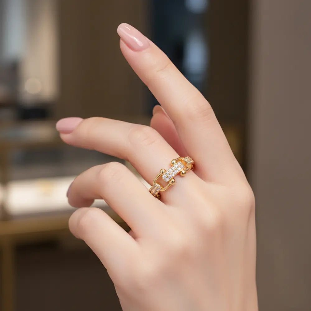 Kylie Gold Ring - CLAYCALI