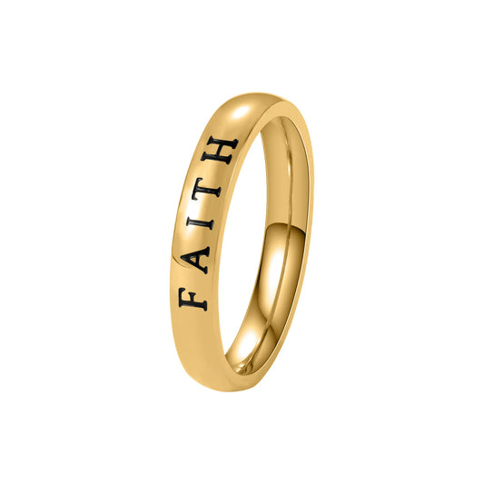 Claycali Stackable Name Ring