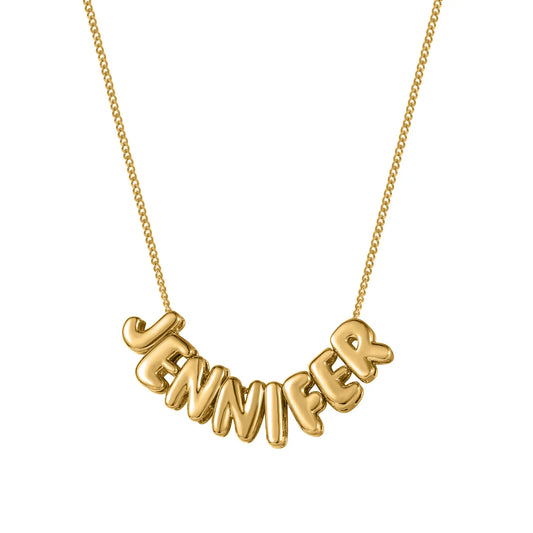Bubble Name Necklace