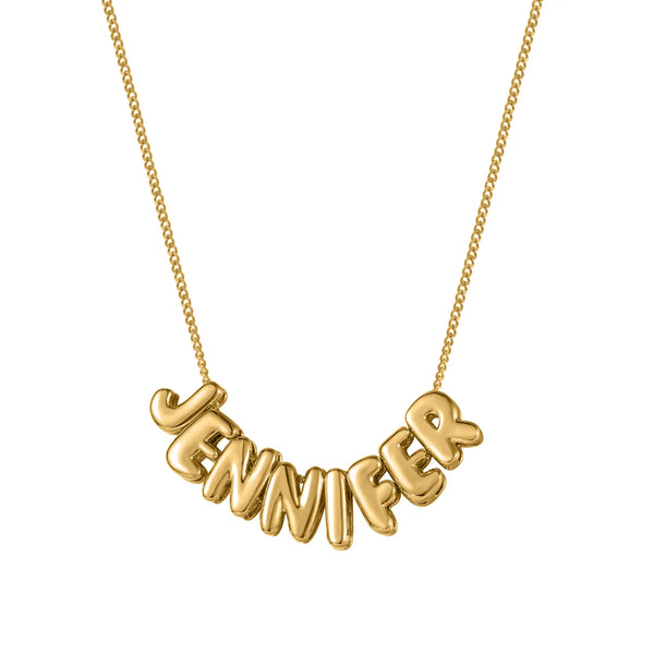 Bubble Name Necklace