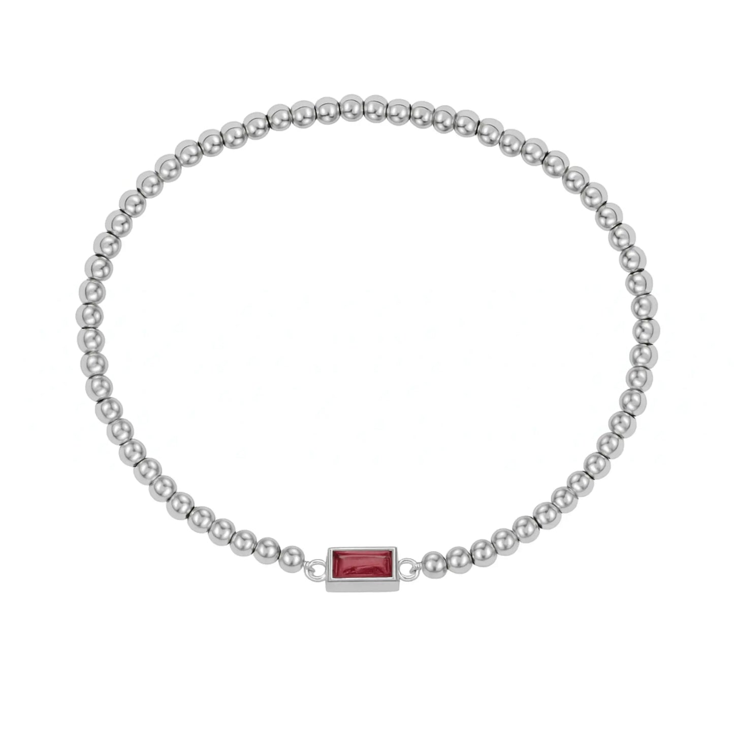 Beaded Birthstone Bracelet - CLAYCALI