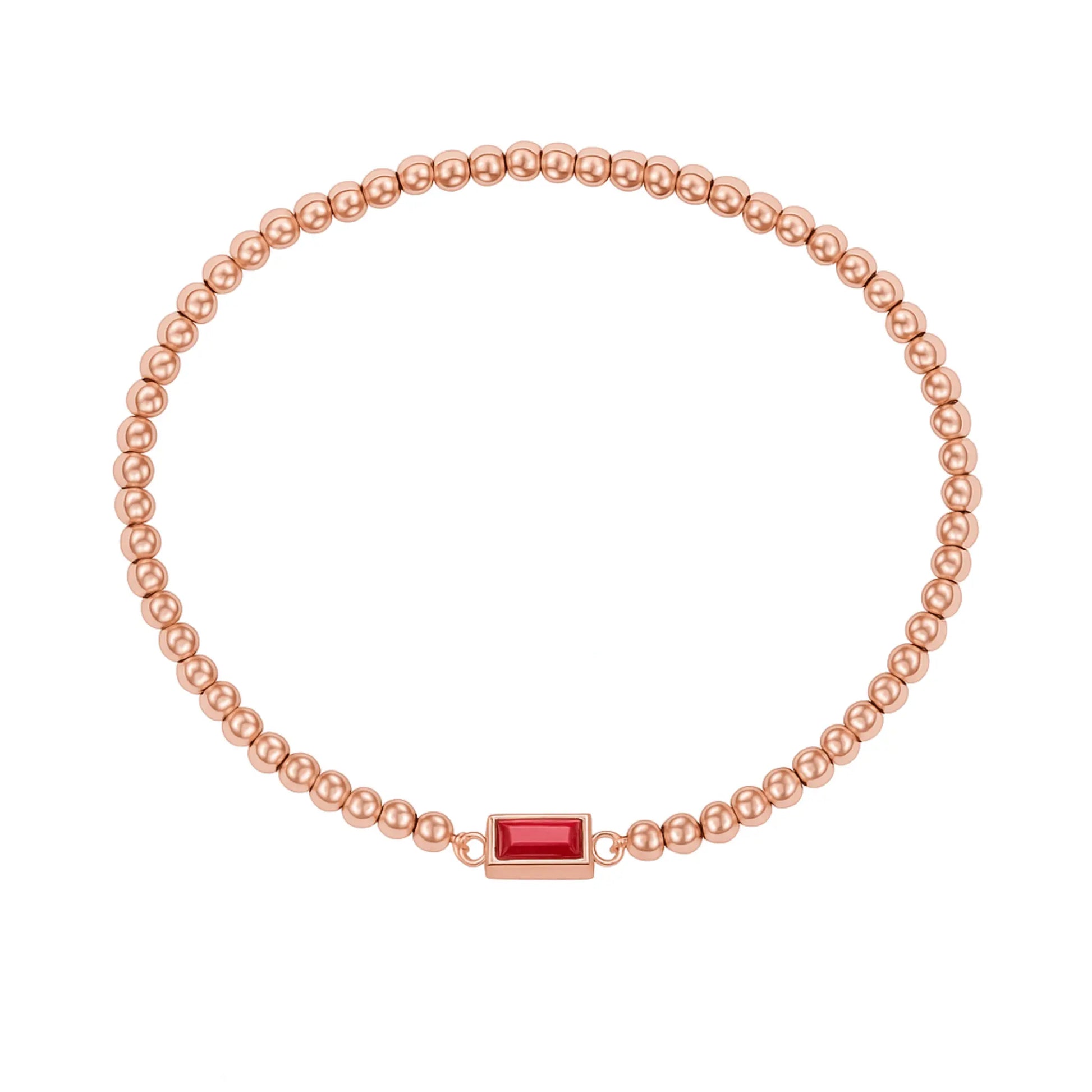 Beaded Birthstone Bracelet - CLAYCALI