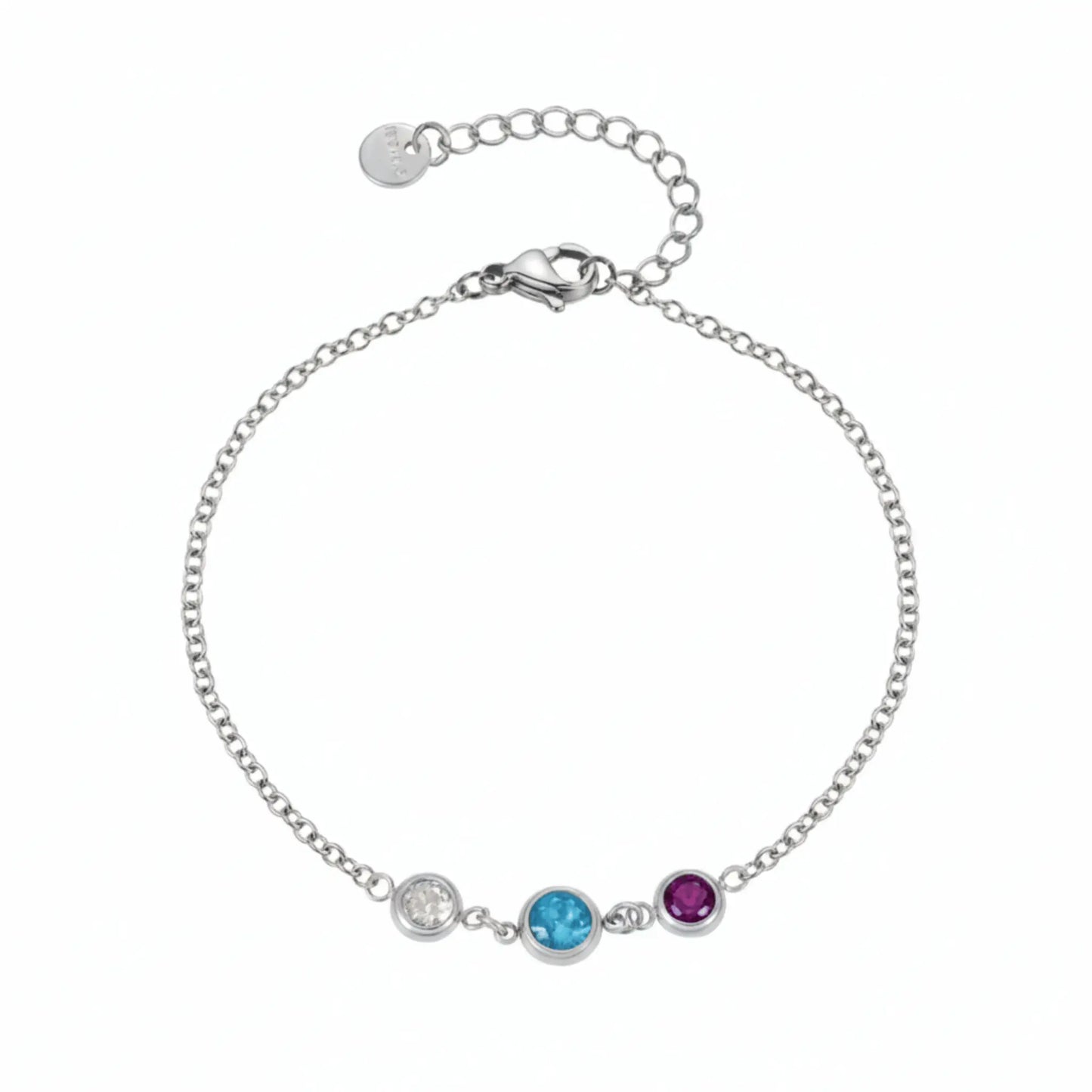 Personalized Birthstone Bracelet - CLAYCALI