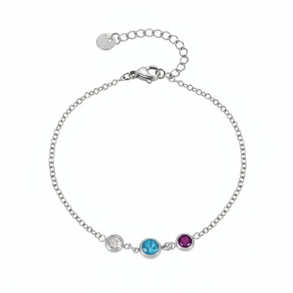 Personalized Birthstone Bracelet - CLAYCALI