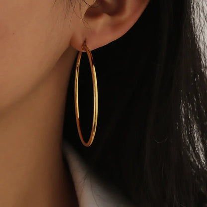 Claycali Large Hoop Earrings - CLAYCALI