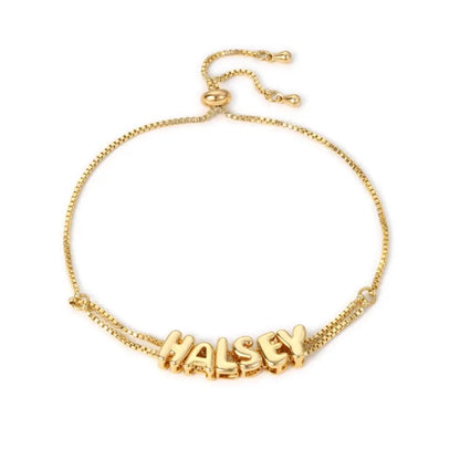 Bubble Name Bracelet