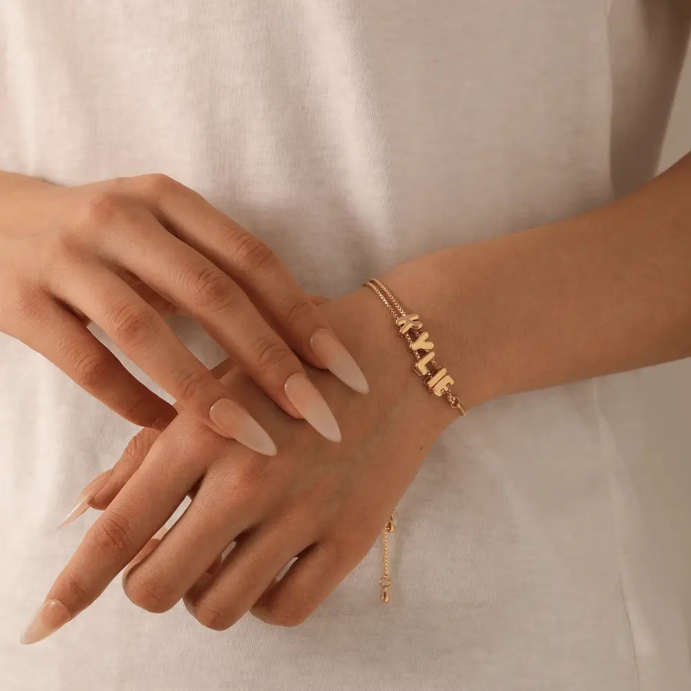 Bubble Name Bracelet