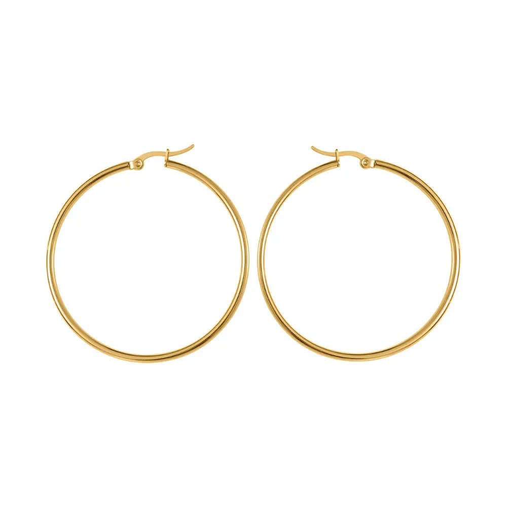 Claycali Large Hoop Earrings - CLAYCALI