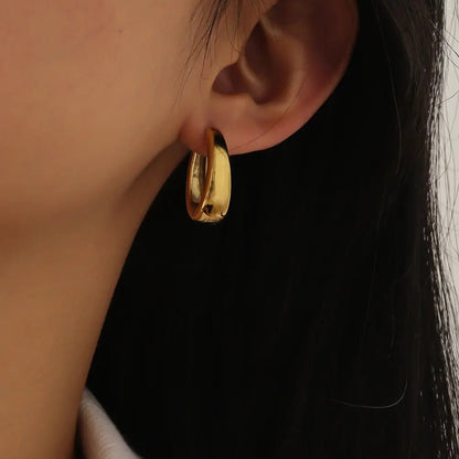 Chunky Clay Hoop Earrings - CLAYCALI