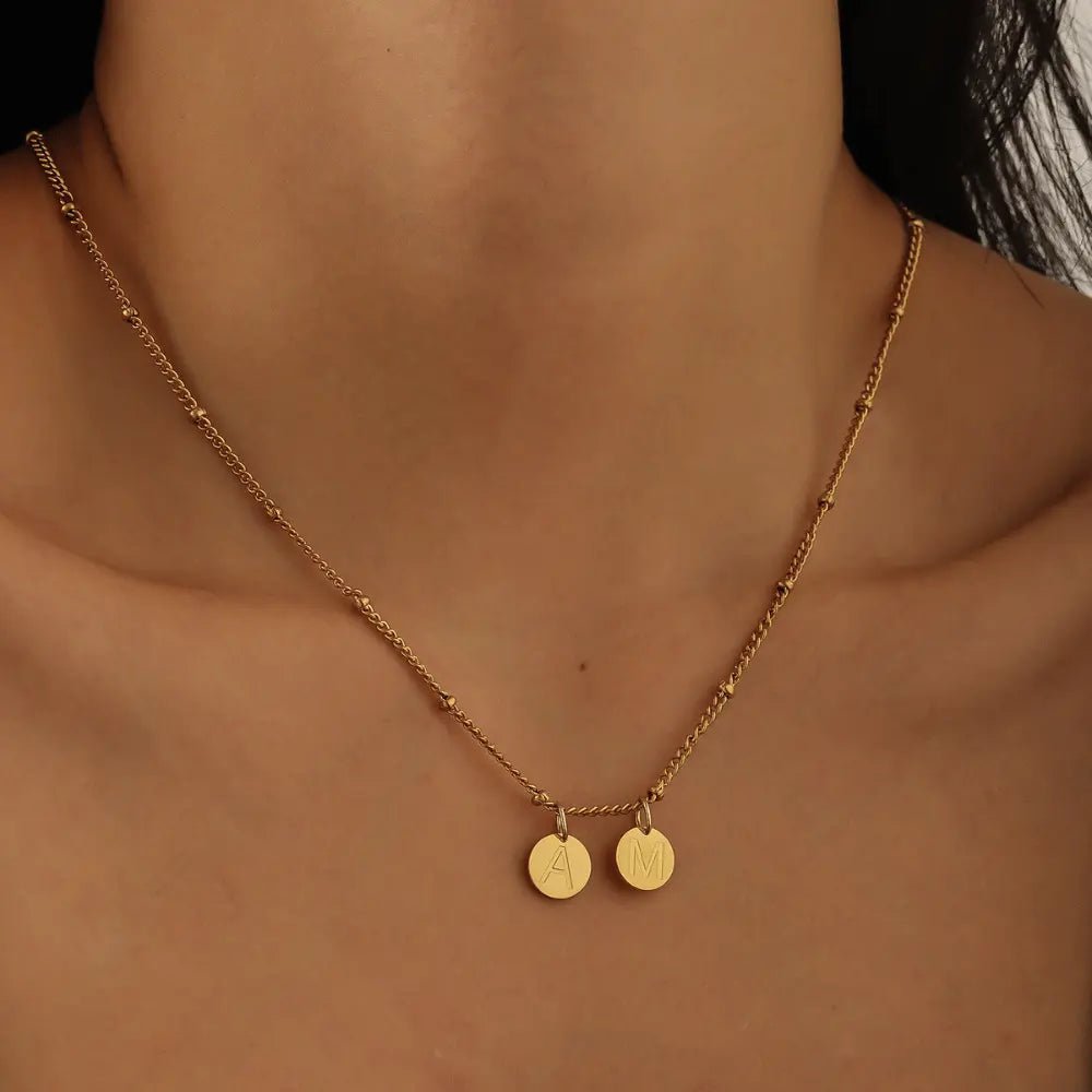 Clay Two Initial Pendant - CLAYCALI