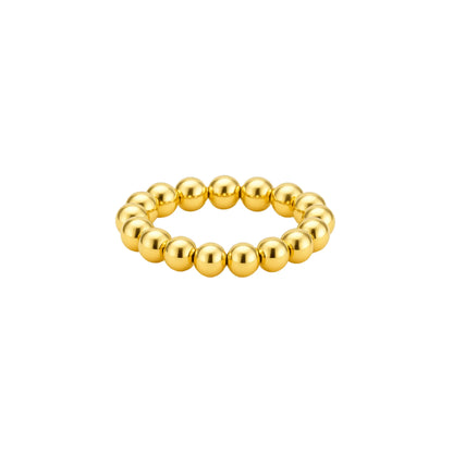5MM Gold Bead Ring - CLAYCALI