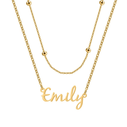 Claycali Signature Name Necklace