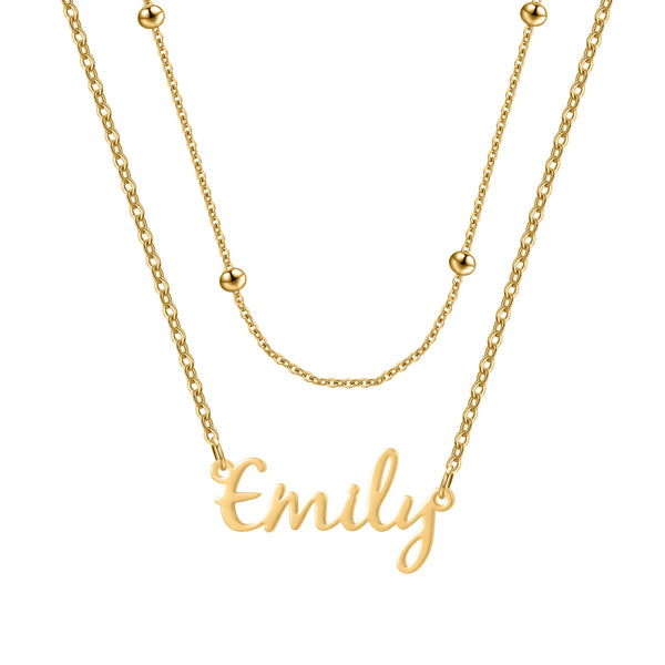 Claycali Signature Name Necklace