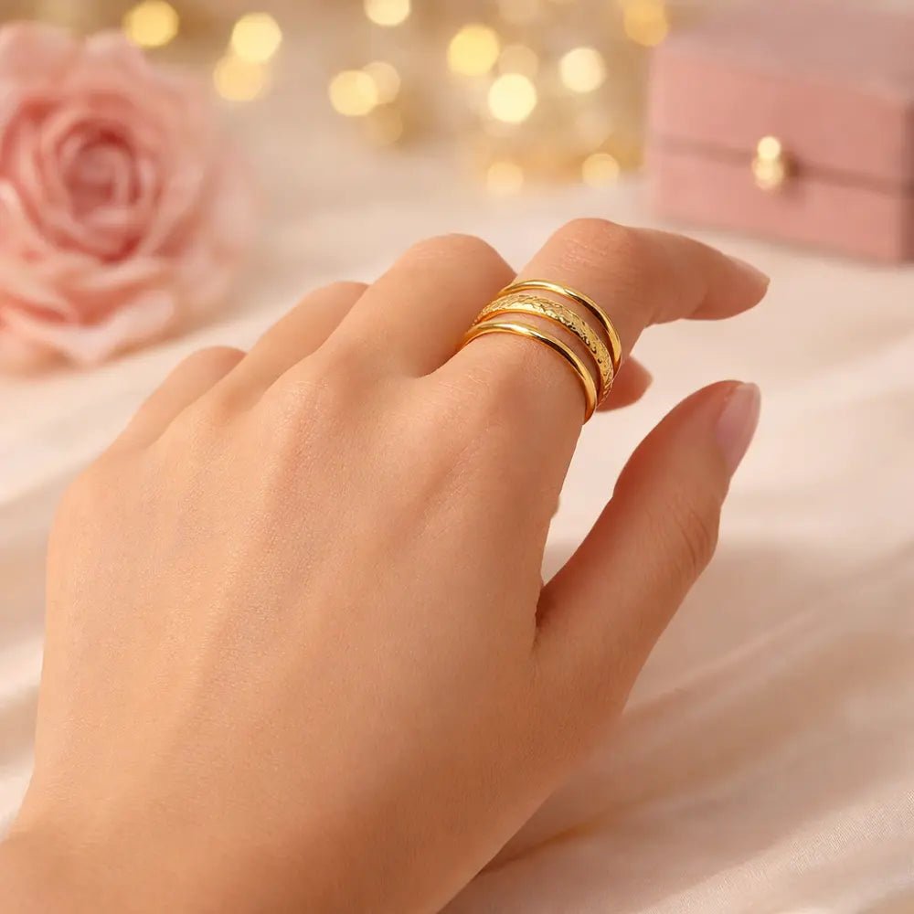 Daria Gold Ring - CLAYCALI